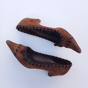 🤎💥Brown Suede Prada Kitten Heels💥🤎